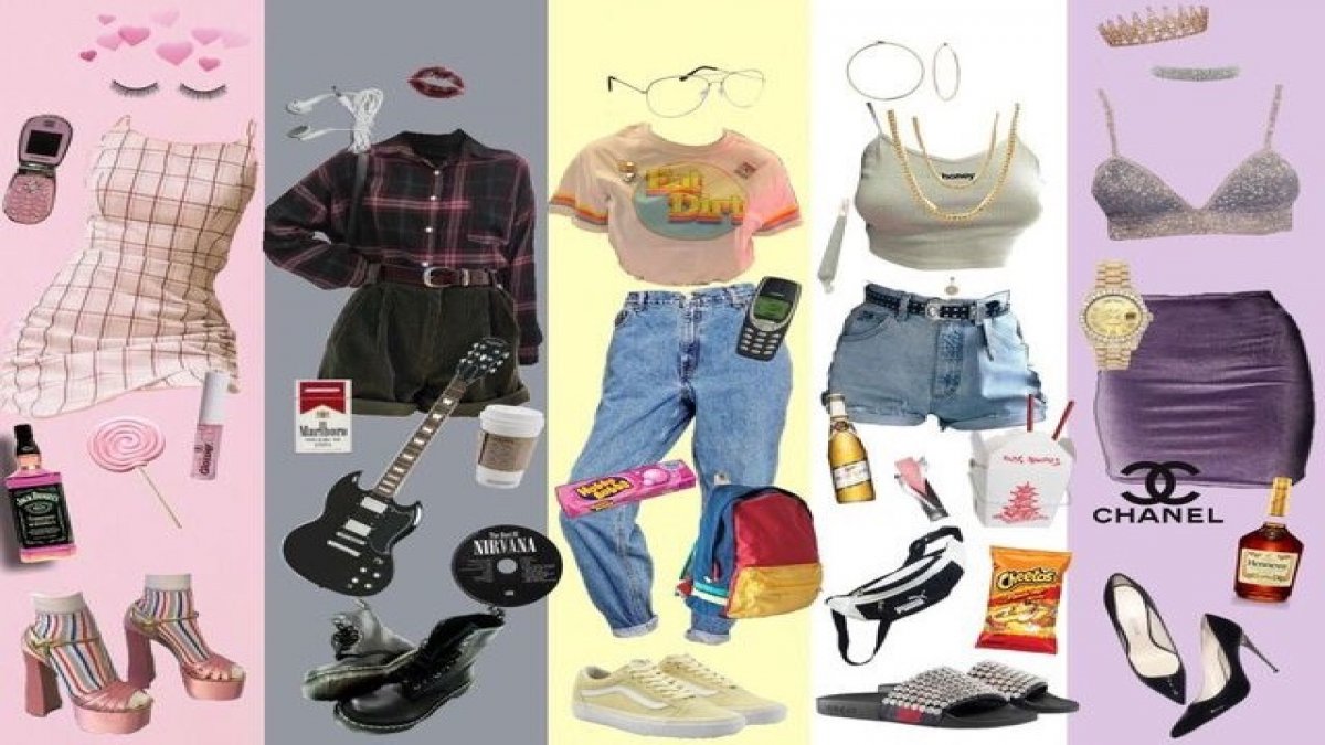 Type of aesthetic/👗🤔/คุณเป็นผู้หญิงสไตล์ไหน/🌊🔥🕷💝📸💵/?/👇🏻/CrPinterest